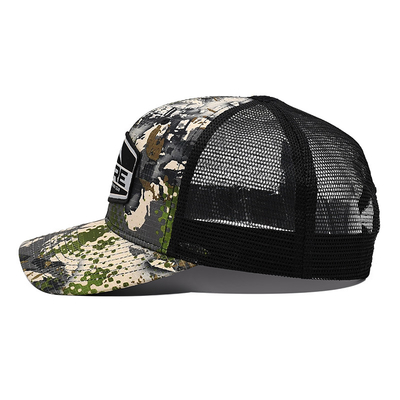 Настройка логотипа Mesh Back Trucker Hat Wholesale 6 панель камуфляжный шапку грузовика Персонализированный