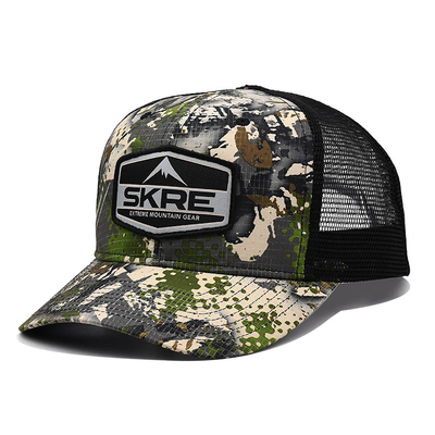 Настройка логотипа Mesh Back Trucker Hat Wholesale 6 панель камуфляжный шапку грузовика Персонализированный
