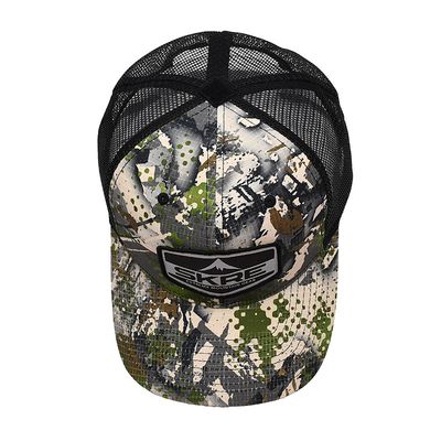 Настройка логотипа Mesh Back Trucker Hat Wholesale 6 панель камуфляжный шапку грузовика Персонализированный