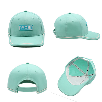 OEM Custom Ace Rubber Patch Pvc Logo Baseball Cap 6 Панель Спортивные шляпы Горы
