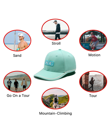 OEM Custom Ace Rubber Patch Pvc Logo Baseball Cap 6 Панель Спортивные шляпы Горы