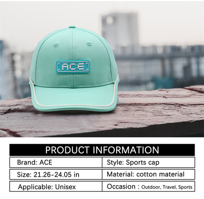 OEM Custom Ace Rubber Patch Pvc Logo Baseball Cap 6 Панель Спортивные шляпы Горы