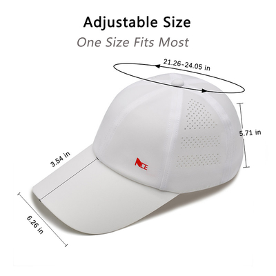 Ace Hat Manufacturer Новая технология Бесшовная лента Белый бейсбольный спорт Бейсбольные шляпы