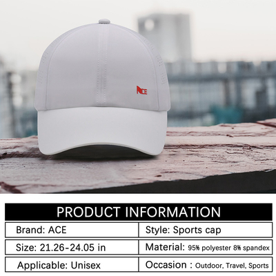 Ace Hat Manufacturer Новая технология Бесшовная лента Белый бейсбольный спорт Бейсбольные шляпы