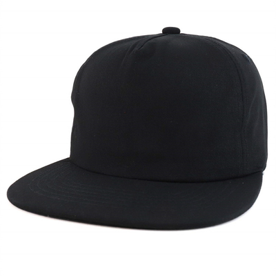 На заказ Простая 5-панельная капсула Snapback Cap Регулируемая неструктурированная капсула Snapback Wholesale