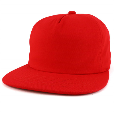 На заказ Простая 5-панельная капсула Snapback Cap Регулируемая неструктурированная капсула Snapback Wholesale