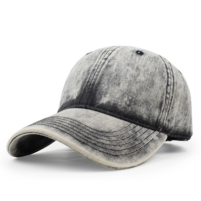New Custom Logo Unisex Washed Baseball Cap Fashion Cotton Outdoor Casual Men Adjustable Dad Hat