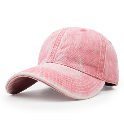 New Custom Logo Unisex Washed Baseball Cap Fashion Cotton Outdoor Casual Men Adjustable Dad Hat