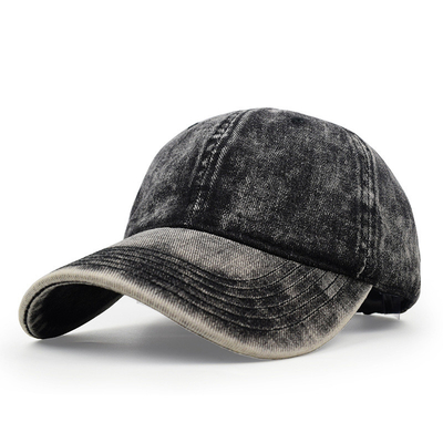 New Custom Logo Unisex Washed Baseball Cap Fashion Cotton Outdoor Casual Men Adjustable Dad Hat