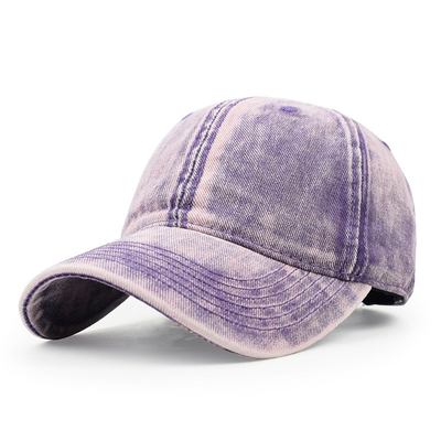 New Custom Logo Unisex Washed Baseball Cap Fashion Cotton Outdoor Casual Men Adjustable Dad Hat