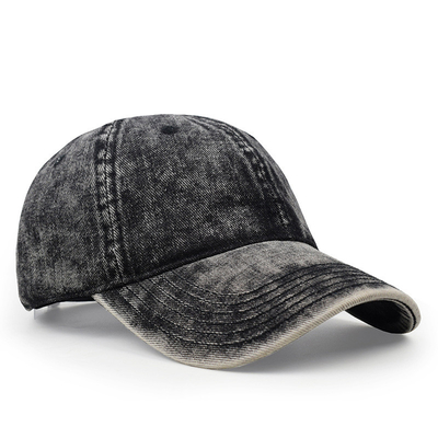 New Custom Logo Unisex Washed Baseball Cap Fashion Cotton Outdoor Casual Men Adjustable Dad Hat
