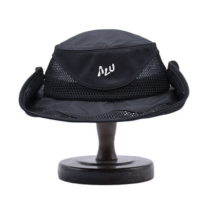 Высококачественные пользовательские вышитые печатные солнцезащитные шляпы-ведра для дайвинга с широкими полями и рыболовной кепкой