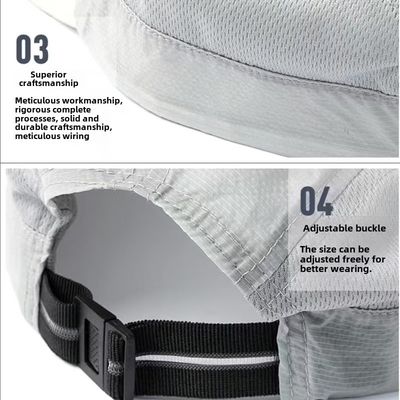 Неструктурированная регулируемая спортивная шапка на заказ Легкая беговая шапка для мужчин и женщин