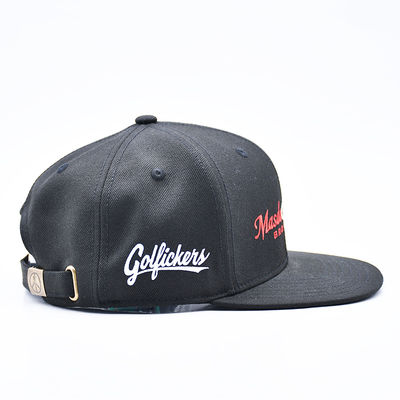 Настройка вышивки логотип плоский край спортивный хип-хоп Snapback шляпа бейсбольная шапка для мужчин