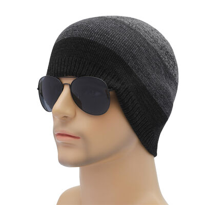 Унисексный шапочек универсального размера Зимняя теплая вязаная шляпа для мужчин Женщины