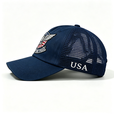Грузовик Snapback Грузовик Шапка настройка глазки Регулируемая сетка Задняя шляпа Идеально подходит для активных занятий на открытом воздухе