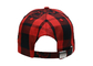Шляпа бейсбола панели ПОТЕХИ 6, красный черный стиль улицы бейсбольных кепок тенниса решетки