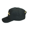 Подгоняйте черные 6 - бейсбольные кепки спорт логотипа вышивки панели плоские