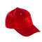 Женщины изогнули зимы бархата стрех шляпу Каскетте бейсбола логотипа вышивки красной плоскую