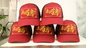 Изготовленные на заказ красный цвет + чернота шляпы бейсбольной кепки моды/водителя грузовика панели Горрас 5