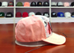 Силк розовый логотип вышивки бейсбольных кепок Секин брим кривой/ультрамодные шляпы папы